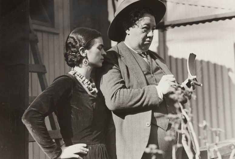Times Wide World Photos. “*A Mexican Artist Records His First Impressions of San Francisco.*” 1930. Gelatin silver print. The Museum of Modern Art, New York. The New York Times Collection. © 2026 Times Wide World Photos