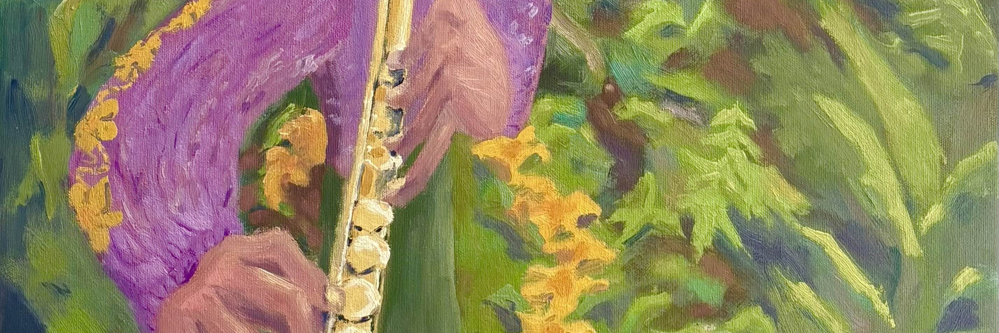 Reuel Villegas. Song in Serenity. 2025. Oil on canvas. Courtesy the artist