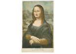 Marcel Duchamp. L.H.O.O.Q. 1919. Pencil on reproduction of Leonardo da Vinci’s Mona Lisa. Private Collection