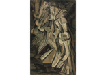 Marcel Duchamp. Nude Descending a Staircase (No. 2). 1912. Oil on canvas. Philadelphia Art Museum: The Louise and Walter Arensberg Collection