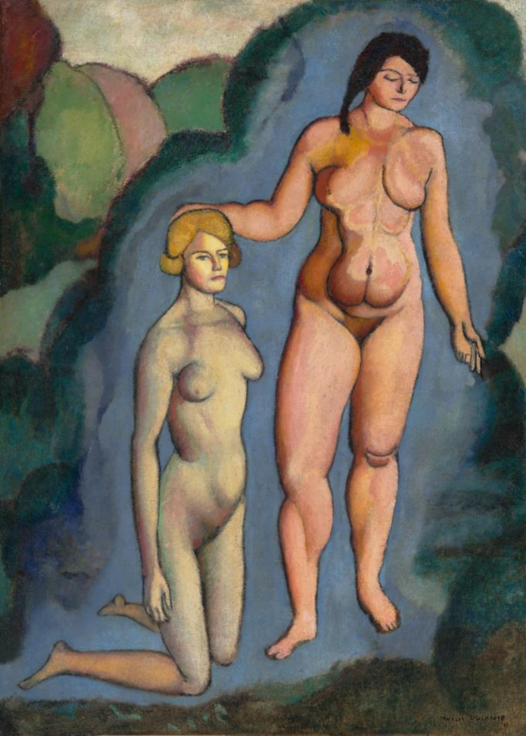 Marcel Duchamp. *The Bush*. 1910–11. Oil on canvas, 50 1/8 × 36 3/16" (127.3 × 91.9 cm). Philadelphia Museum of Art: The Louise and Walter Arensberg Collection, 1950