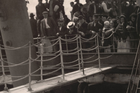 Alfred Stieglitz. The Steerage. 1907. Photogravure, 13 1/8 × 10 1/2" (33.4 × 26.6 cm). The Museum of Modern Art, New York. Purchase. © 2026 Estate of Alfred Stieglitz/Artists Rights Society (ARS), New York