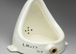 Alfred Stieglitz. Fountain (photograph of readymade by Marcel Duchamp). 1917. Gelatin silver print. Box in a Valise Archive, private collection, USA. © 2026 Association Marcel Duchamp/ADAGP, Paris/Artists Rights Society (ARS), New York