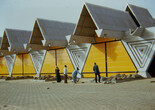 Centre International du Commerce Extérieur du Sénégal (CICES), Dakar, Senegal. 1971–74. Jean-François Lamoureux (b. 1943) and Jean Louis Marin (b. 1943). 1974. Photograph: Michel Fegyveres