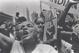 Sathyarani - Anti Dowry Demonstration, Delhi; Sathyarani - Staged Portrait, Punjabi Bagh Residence, Delhi; Sathyarani - Staged Portrait, Supreme Court, Delhi