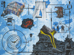 David Wojnarowicz. Wind (for Peter Hujar). 1987. Acrylic and cut-and-pasted paper on wood, two panels, 6 x 8' (182.9 x 243.8 cm). Promised gift of Second Ward Foundation. © 2026 Estate of David Wojnarowicz