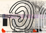 Rirkrit Tiravanija. untitled 2008-2011 (the map of the land of feeling) II (detail). 2011. Scroll with digital printing, lithography, chine collé and screenprint, sheet (approx.): 36 × 334 1/2" (91.4 × 849.6 cm). LeRoy Neiman Center for Print Studies, Columbia University, New York. LeRoy Neiman Center for Print Studies, Columbia University, New York. 40. Acquired through the generosity of Marie-Josée and Henry R. Kravis in honor of Paul Emile Cherix. © 2026 Rirkrit Tiravanija