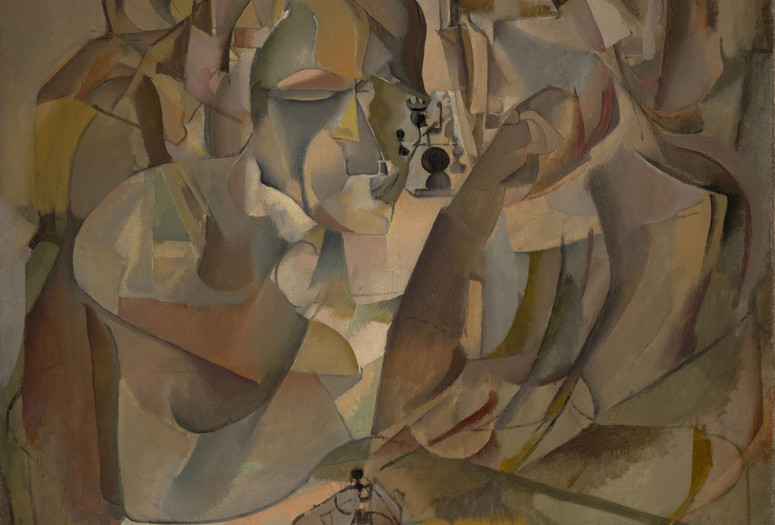 Marcel Duchamp. Portrait of Chess Players. 1911. Oil on canvas, 39 5/8 × 39 9/16" (100.6 × 100.5 cm). Philadelphia Museum of Art. The Louise and Walter Arensberg Collection, 1950