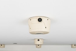 Carolyn Lazard. A Conspiracy. 2017. Dohm white noise machines, dimensions variable. The Museum of Modern Art, New York. Fund for the Twenty-First Century. © 2026 Carolyn Lazard