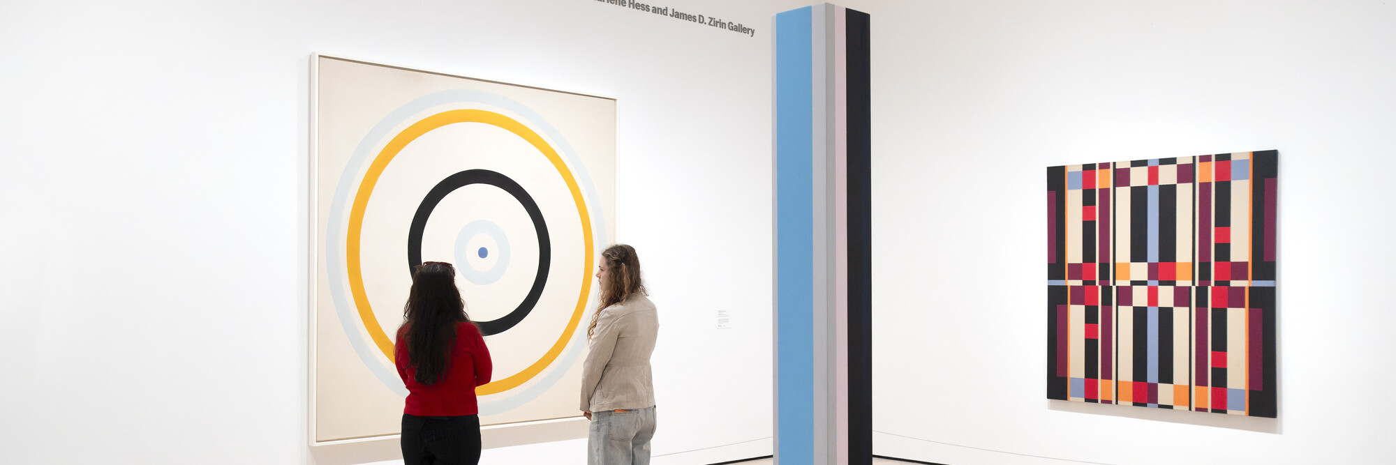 Installation view of Gallery 415: Hard Edges, Expanded Fields, The Museum of Modern Art, New York, ongoing. Photo: Martin Seck