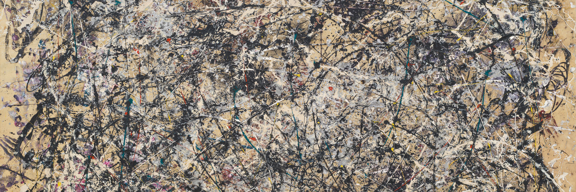 Jackson Pollock. Number 1A, 1948. 1948. Oil and enamel paint on canvas, 68" × 8' 8" (172.7 × 264.2 cm). The Museum of Modern Art, New York. Purchase. © 2026 Pollock-Krasner Foundation/Artists Rights Society (ARS), New York