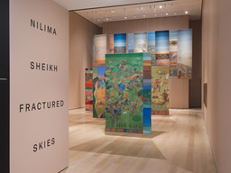 Installation view of Nilima Sheikh: Fractured Skies on view at The Museum of Modern Art, New York, from September 27, 2026, through June 13, 2027. Photo by Jonathan Dorado © The Museum of Modern Art, New York