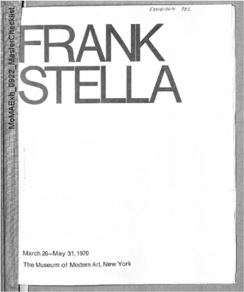 FRANK STELLA: A RETROSPECTIVE  Modern Art Museum of Fort Worth