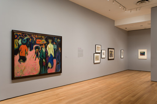 Ernst Ludwig Kirchner. Street, Dresden. 1908 (reworked 1919; dated