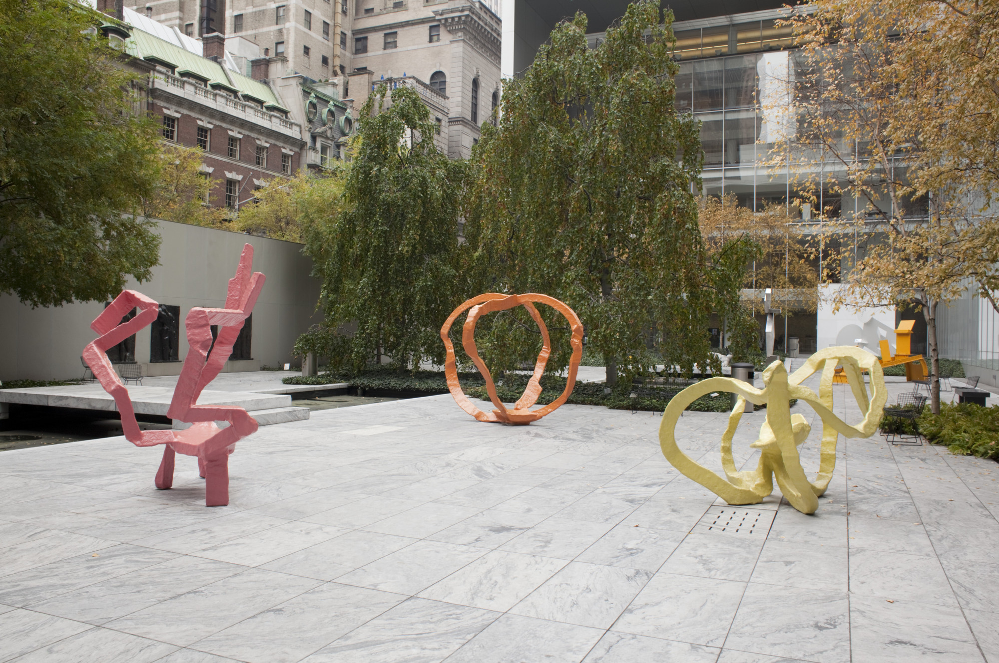Installation view of the exhibition "Sculpture in Color" MoMA