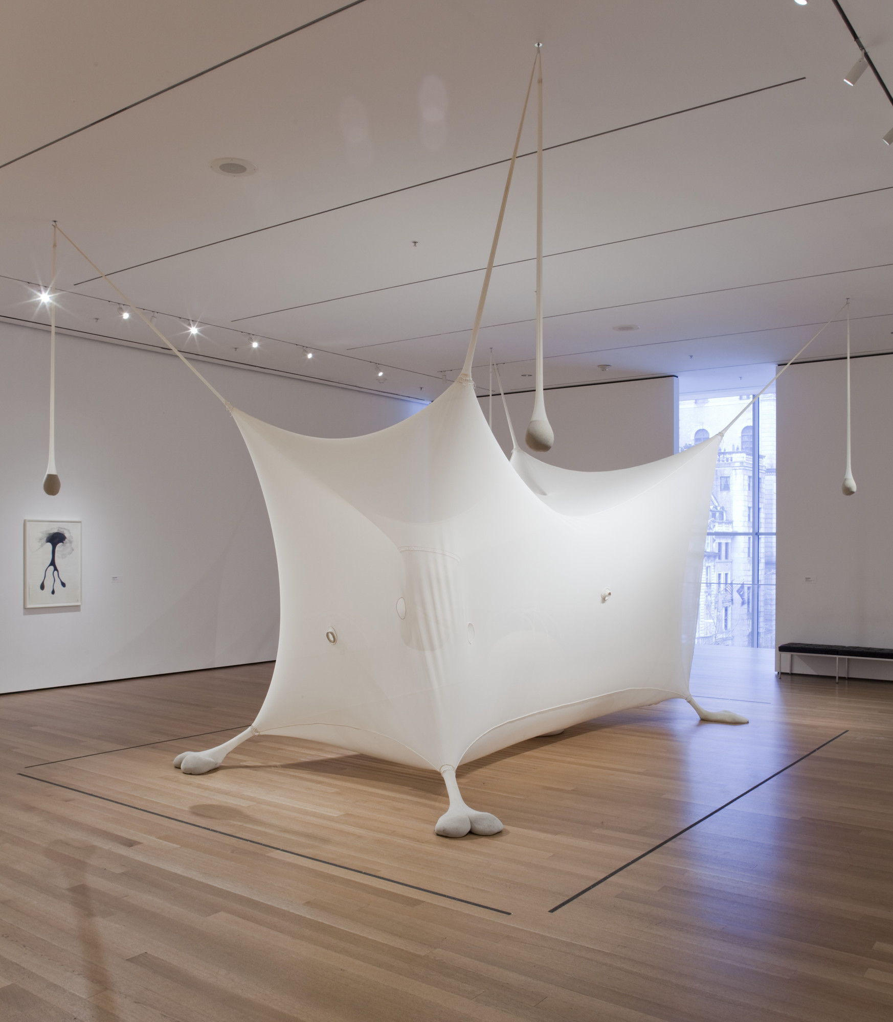 Installation view of the exhibition "Ernesto Neto: Navedenga" | MoMA