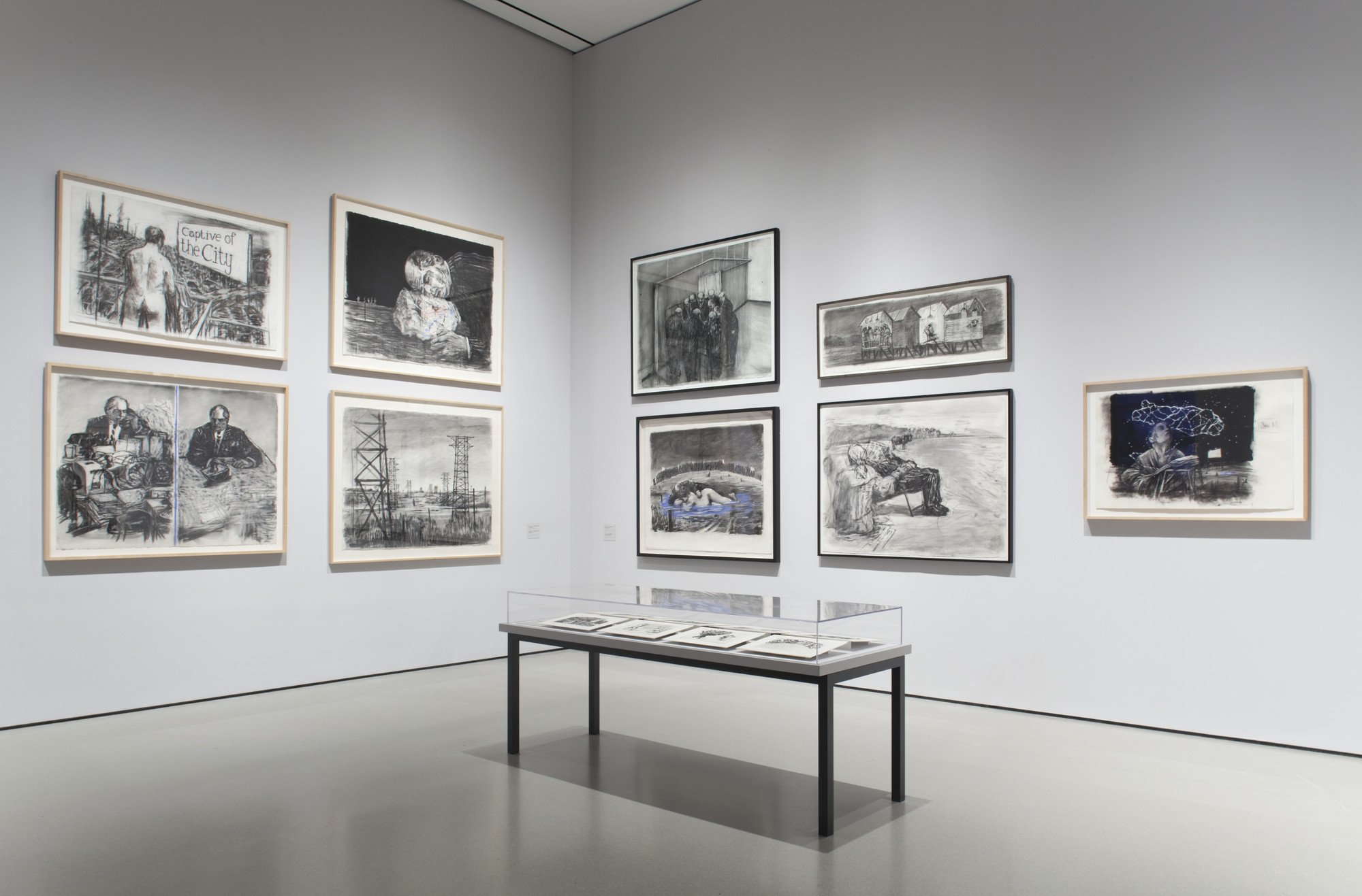 Installation view of the exhibition, "William Kentridge