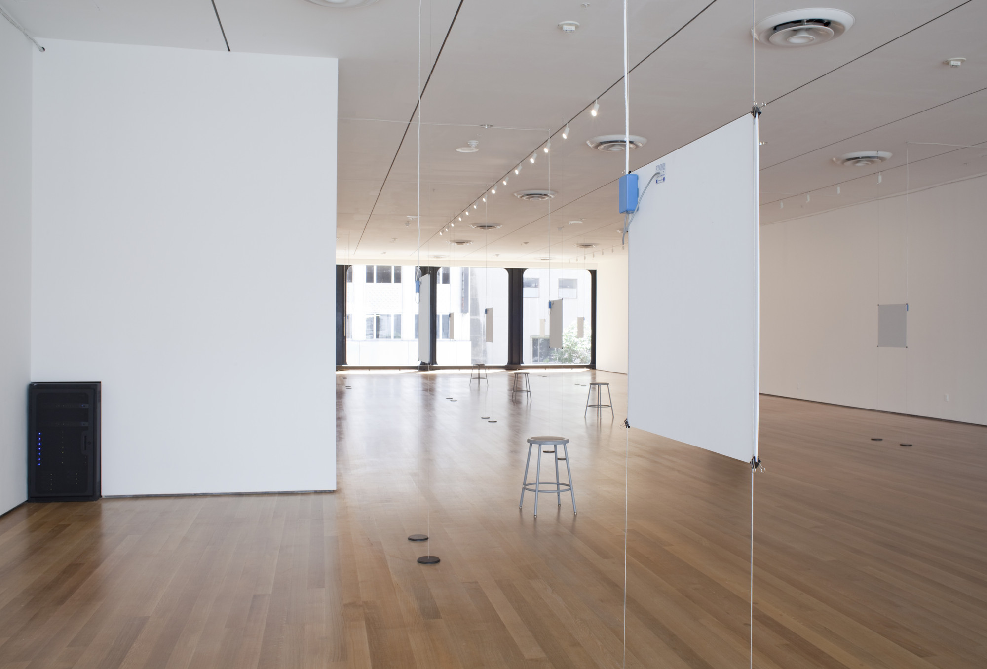 Installation view of the exhibition, "Bruce Nauman 'Days