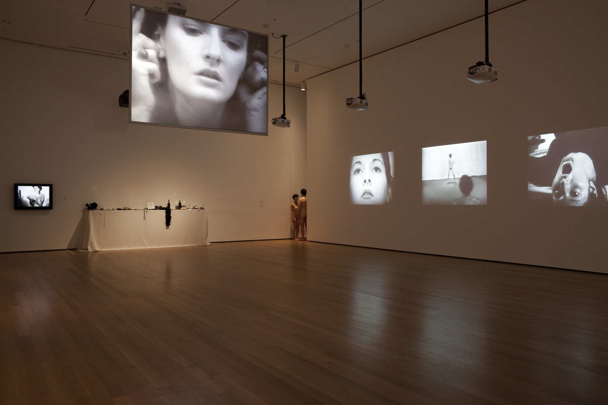 Installation view of the exhibition "Marina Abramović The Artist is