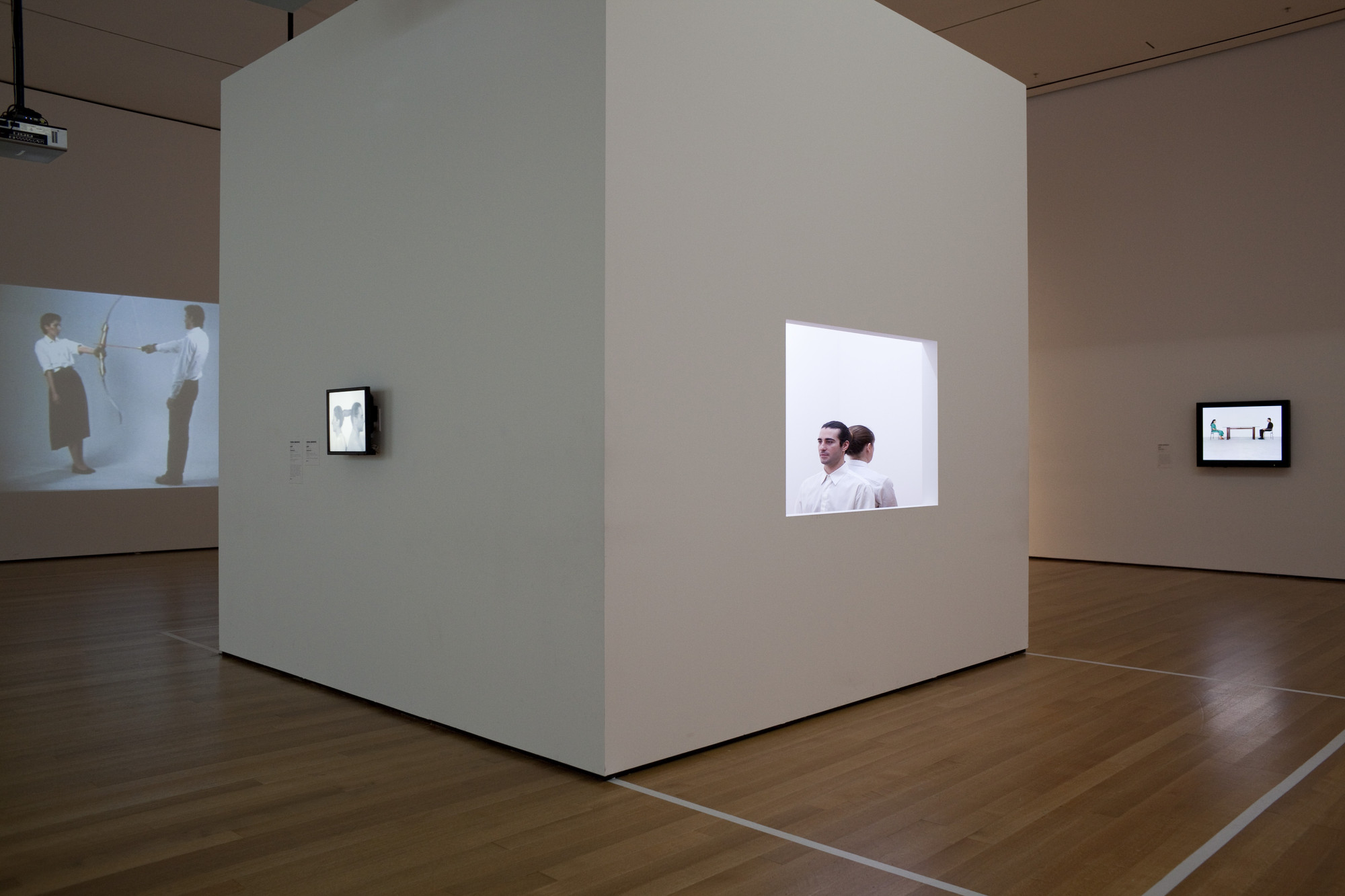 Installation view of the exhibition "Marina Abramović The Artist is