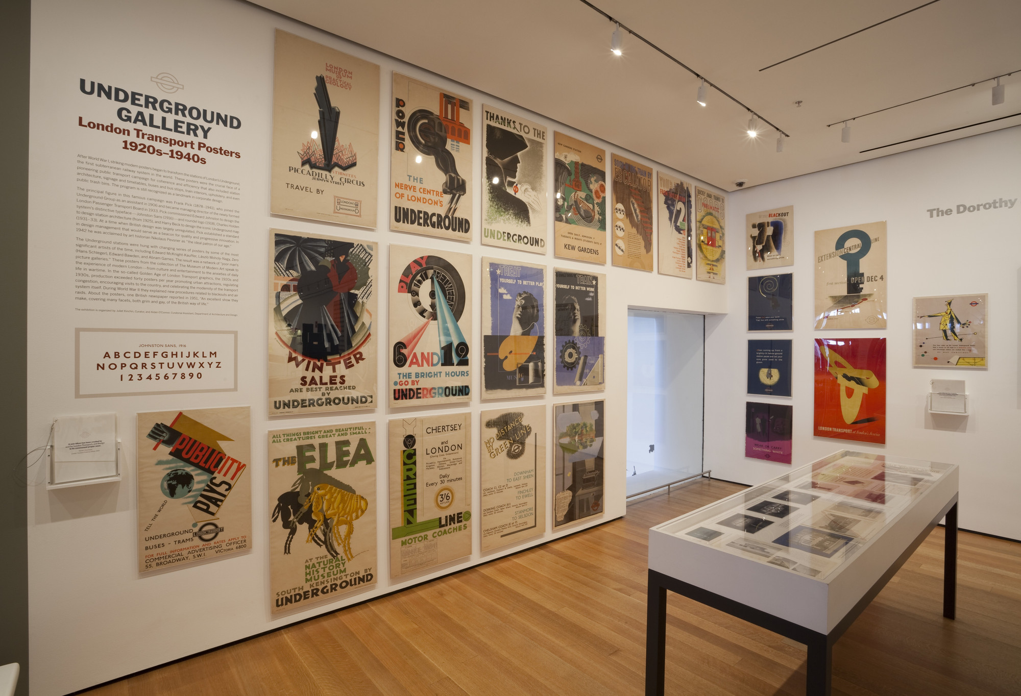 efter skole vrede dusin Installation view of the exhibition, "Underground Gallery: London Transport  Posters, 1920s-1940s" | MoMA