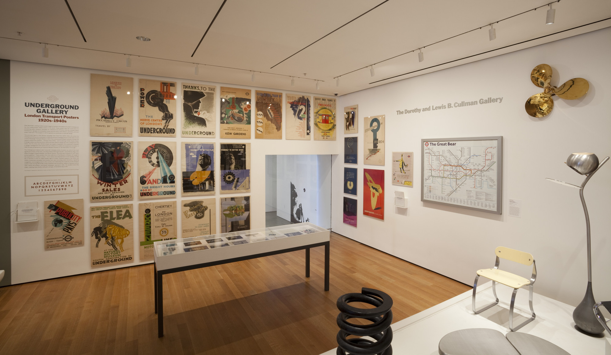 efter skole vrede dusin Installation view of the exhibition, "Underground Gallery: London Transport  Posters, 1920s-1940s" | MoMA