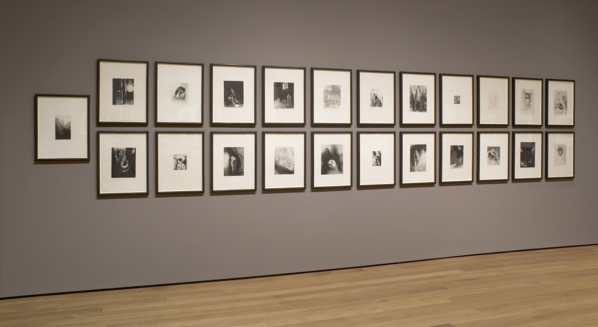 Installation view of the exhibition, "Beyond the Visible The Art of