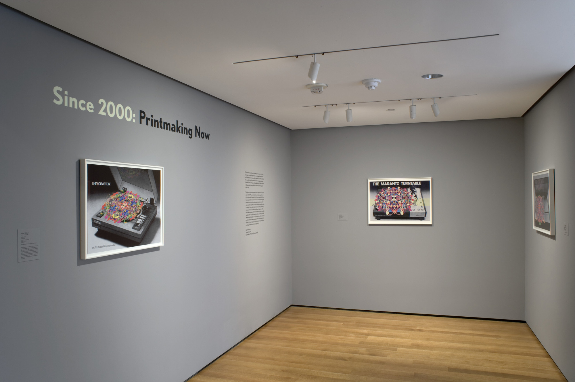 Installation view of the exhibition "Since 2000 Printmaking Now" MoMA