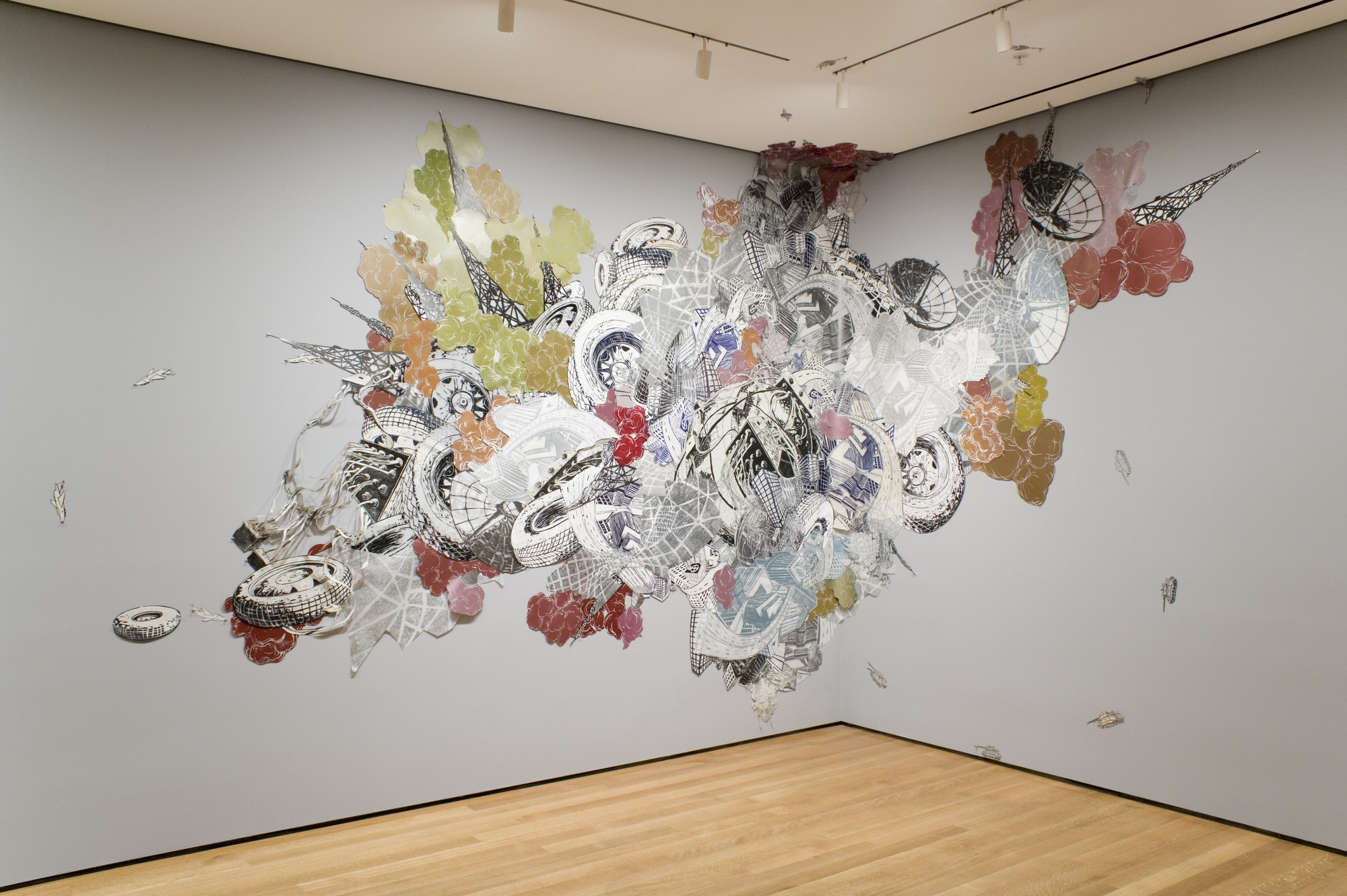 Installation view of the exhibition "Since 2000 Printmaking Now" MoMA