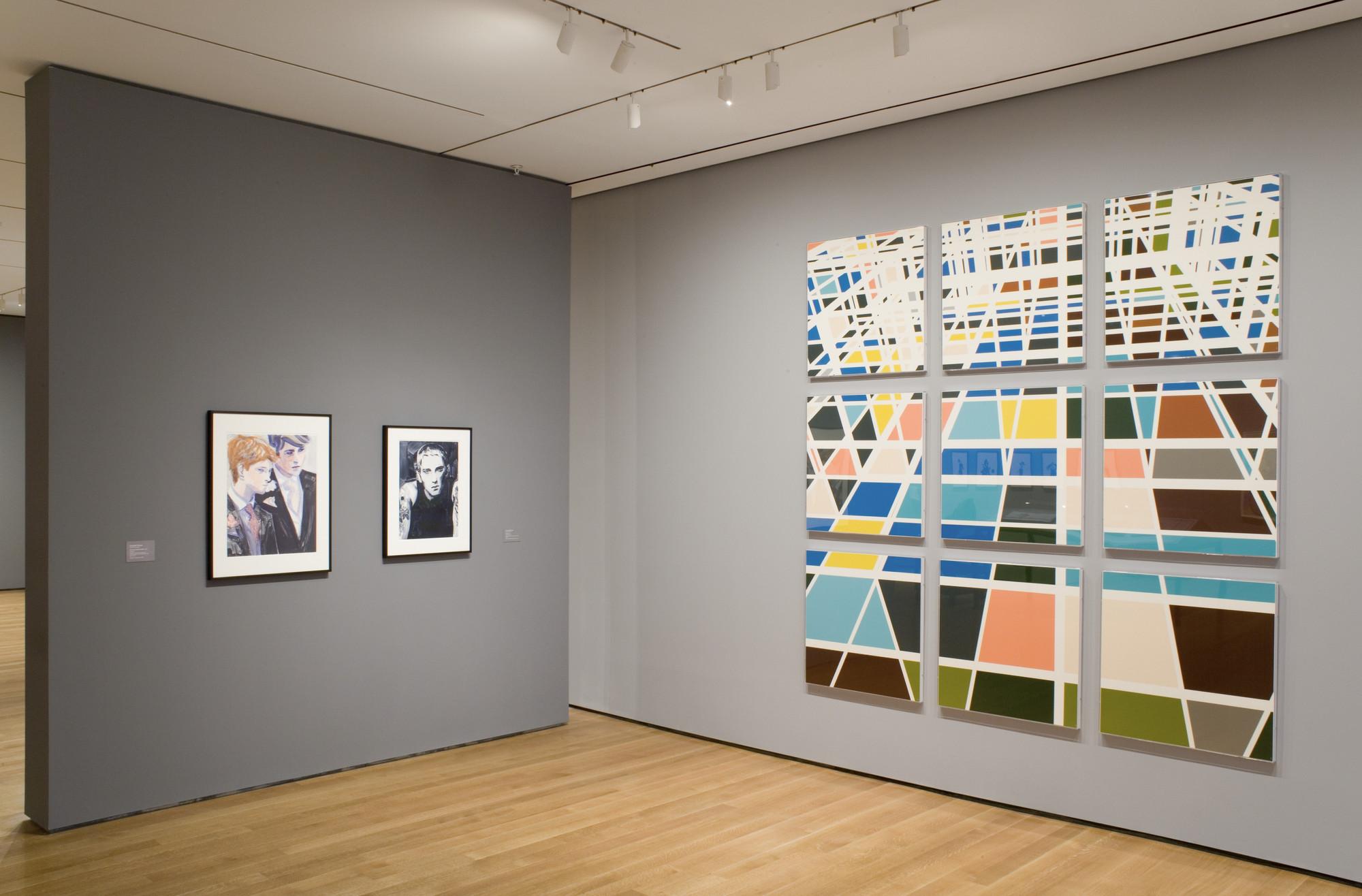Installation view of the exhibition "Since 2000 Printmaking Now" MoMA