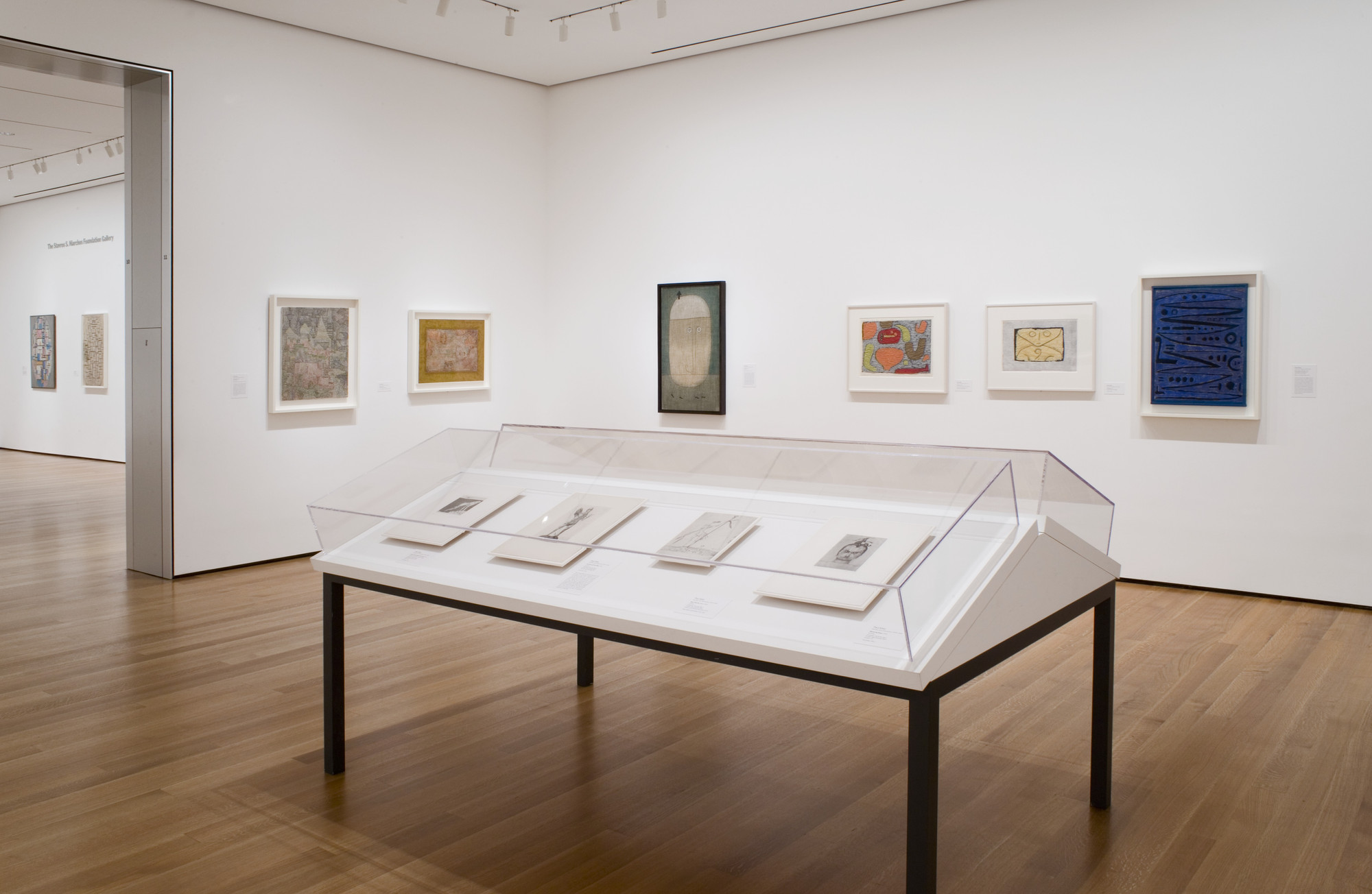 Installation view of the exhibition, "Focus Paul Klee." MoMA