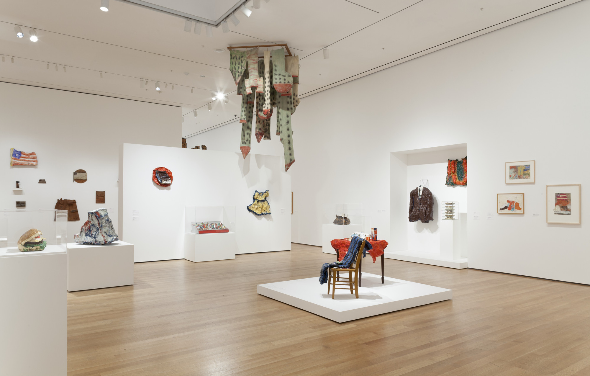 Installation view of the exhibition "Claes Oldenburg The Street and