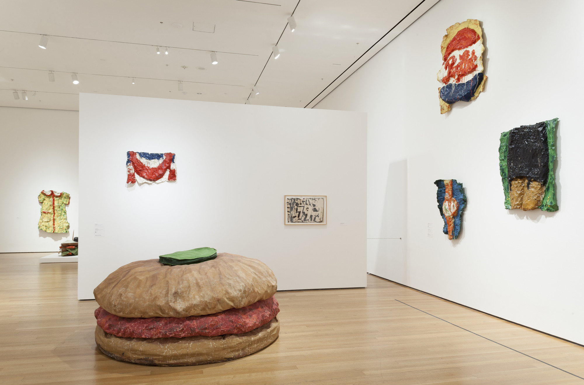 Installation view of the exhibition "Claes Oldenburg The Street and