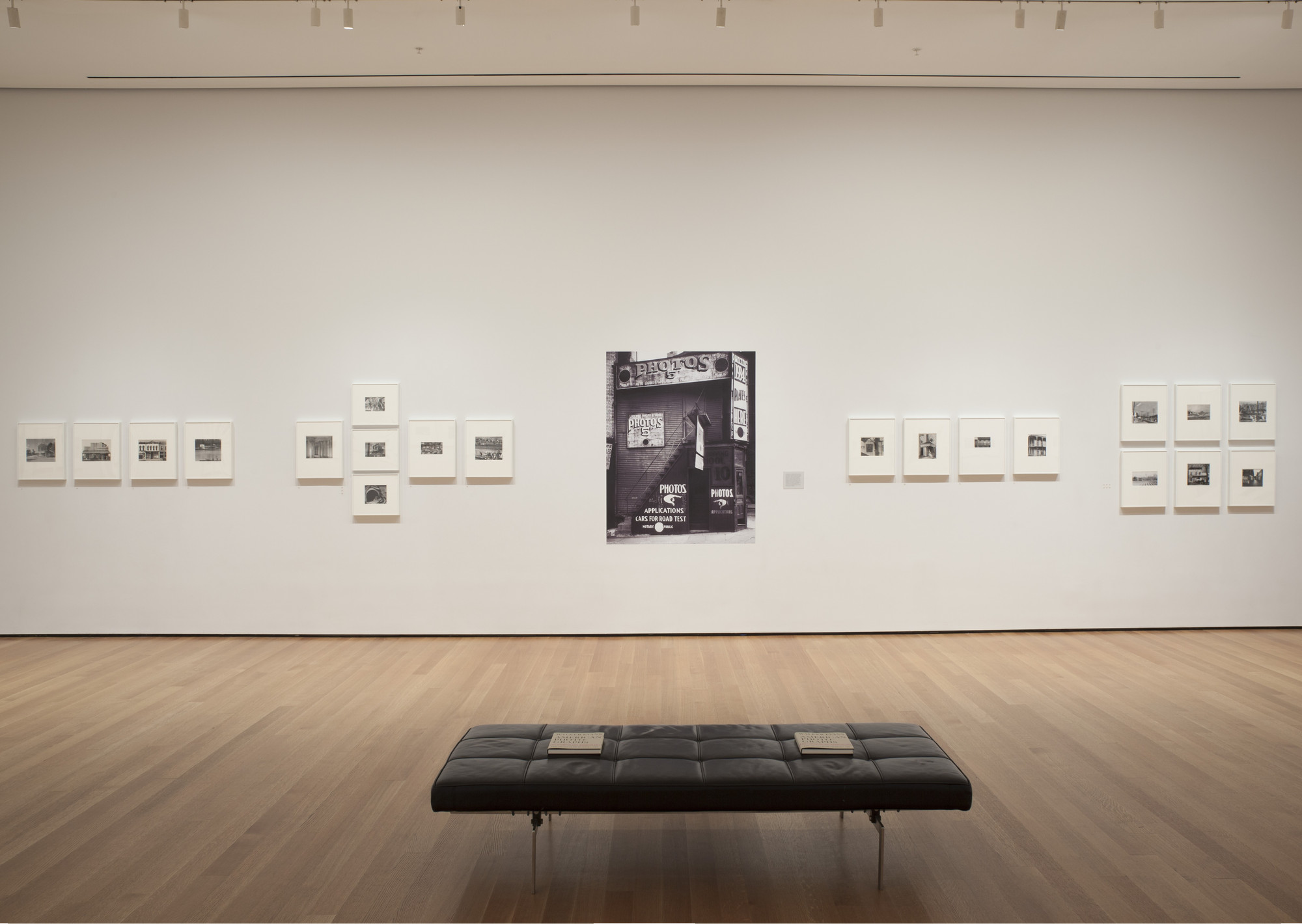 Installation view of the exhibition "Walker Evans American Photographs