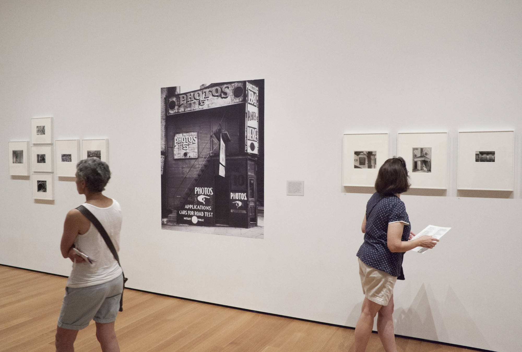 Installation view of the exhibition "Walker Evans American Photographs