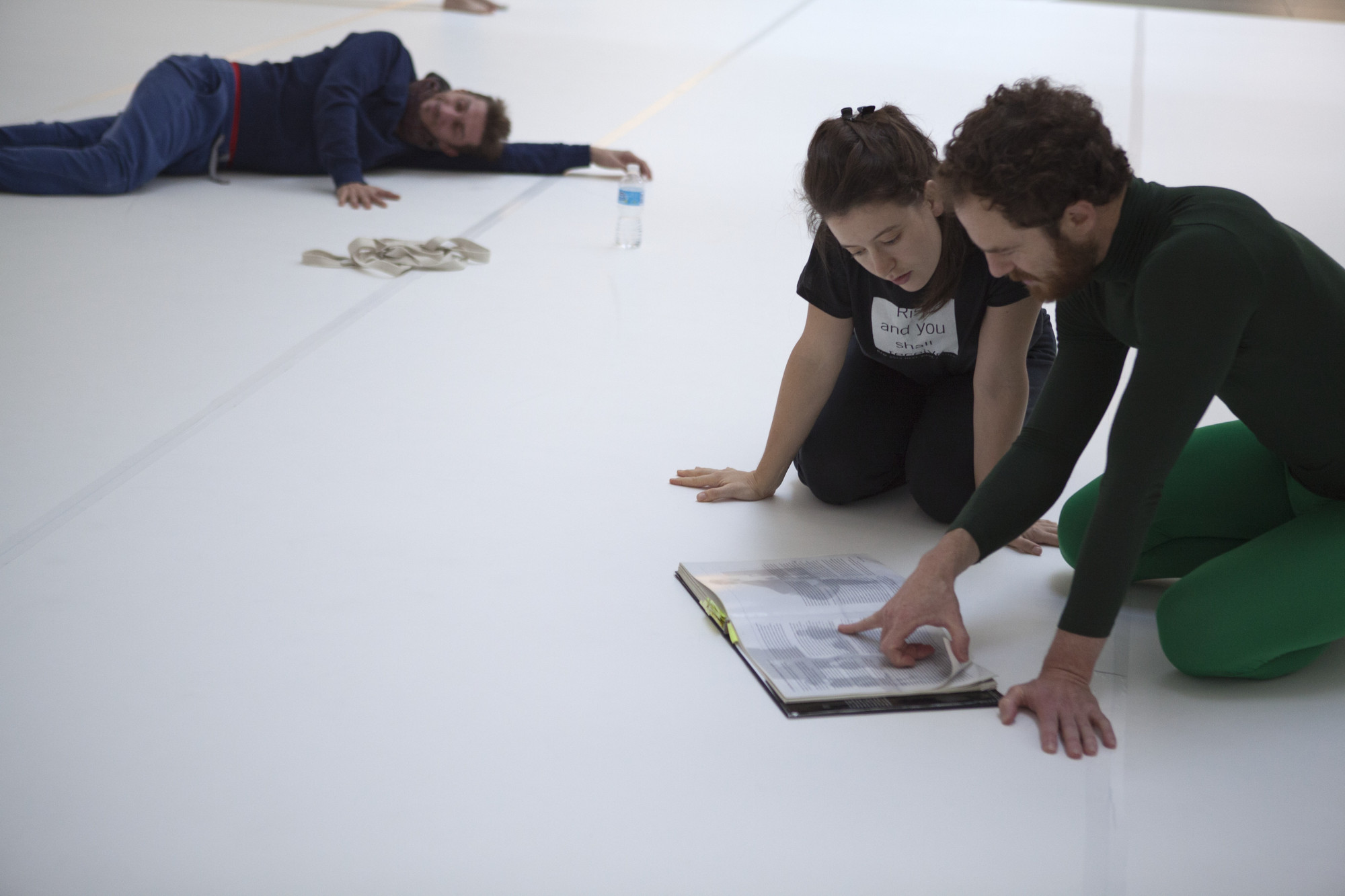 View of the performance, "Flip Book," in the series, "Musée de la danse
