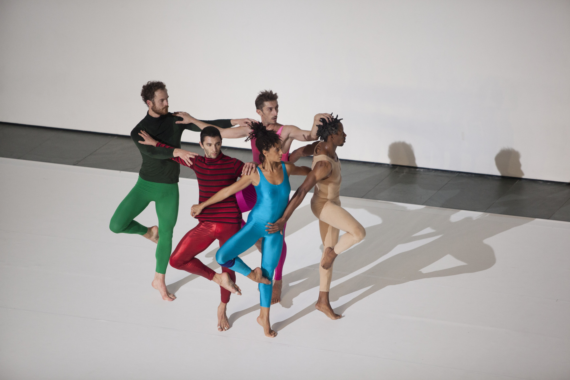 View of the performance, "Flip Book," in the series, "Musée de la danse