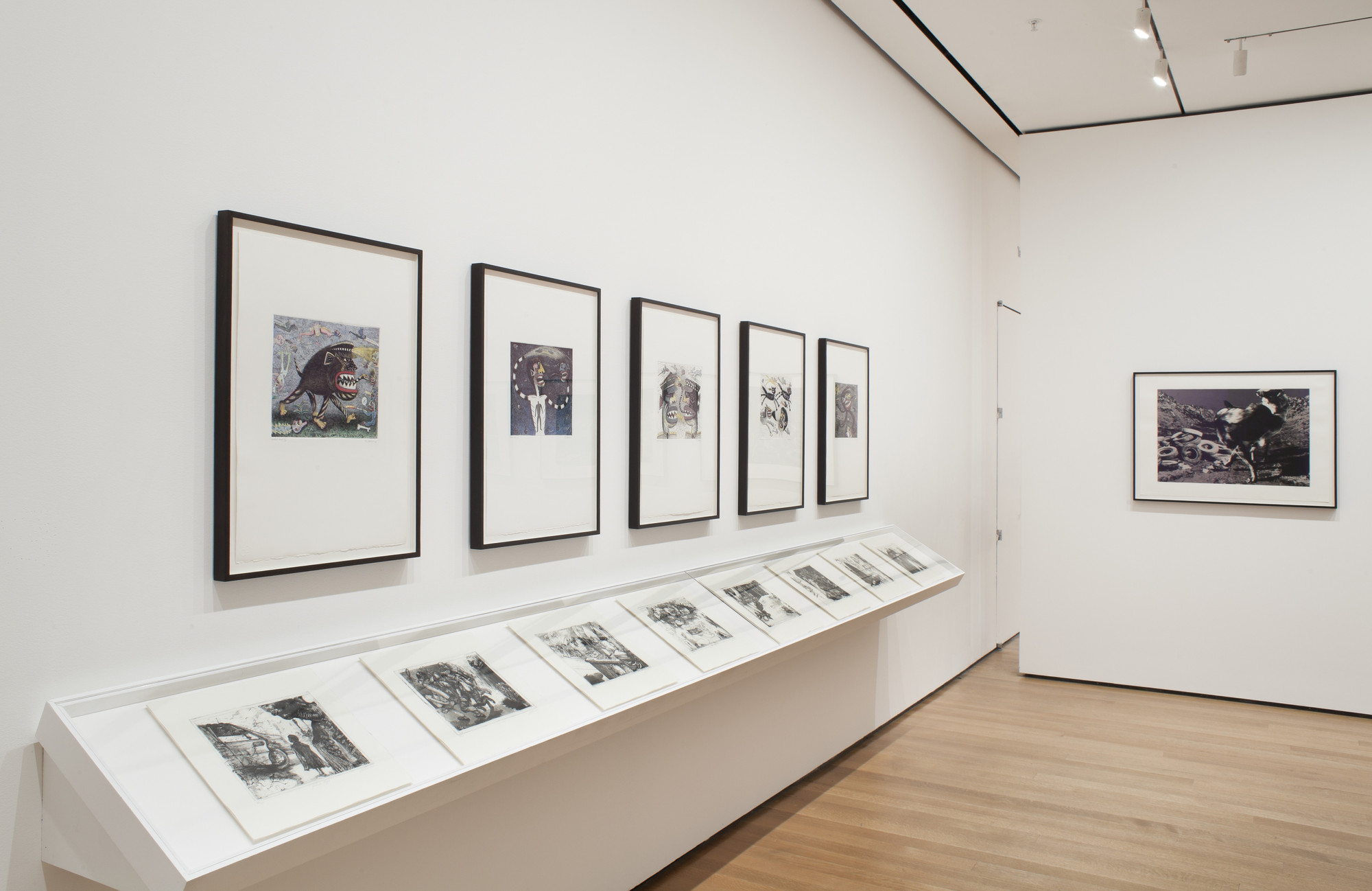 Installation view of the exhibition "Impressions from South Africa