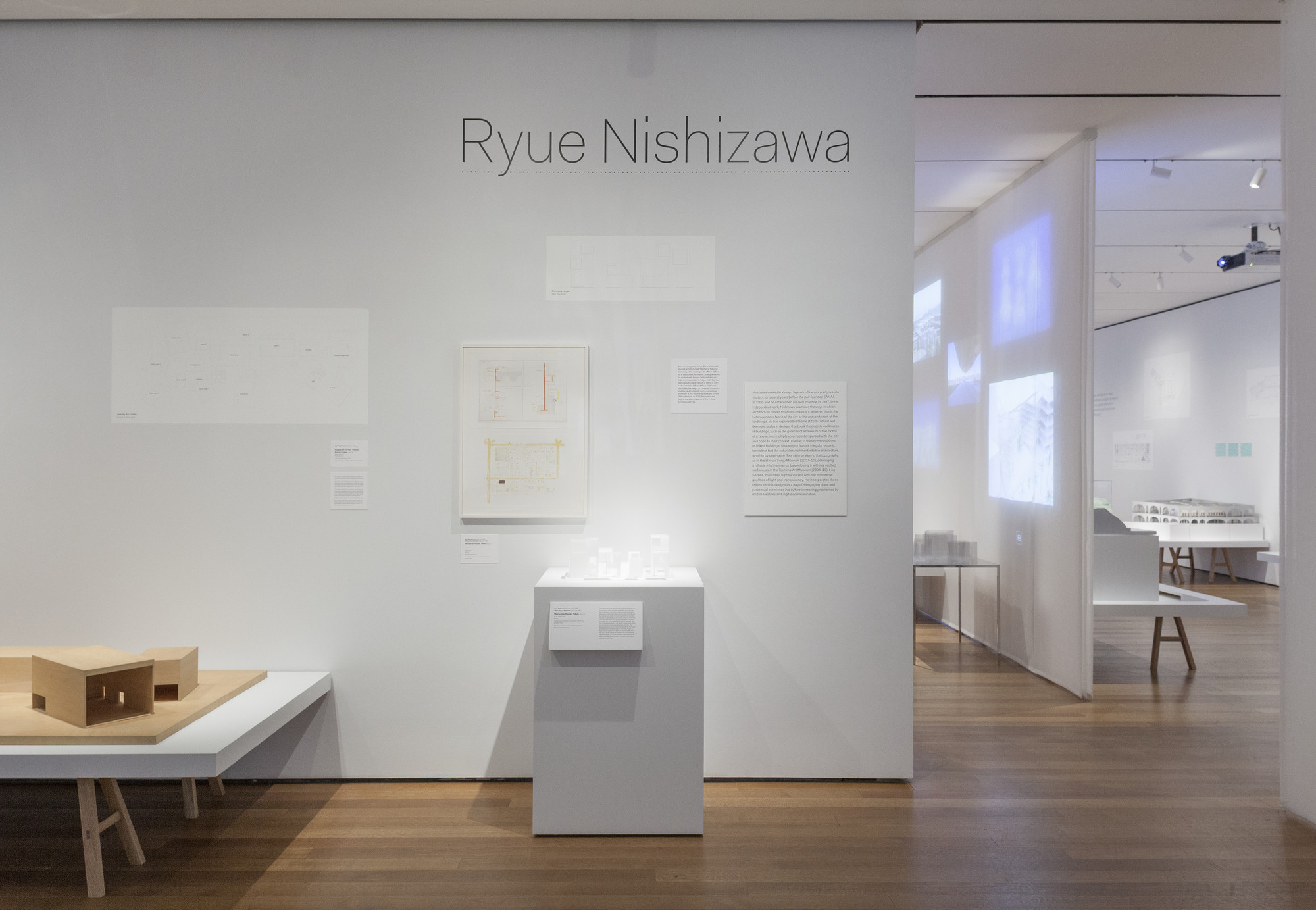 Installation view of the exhibition 