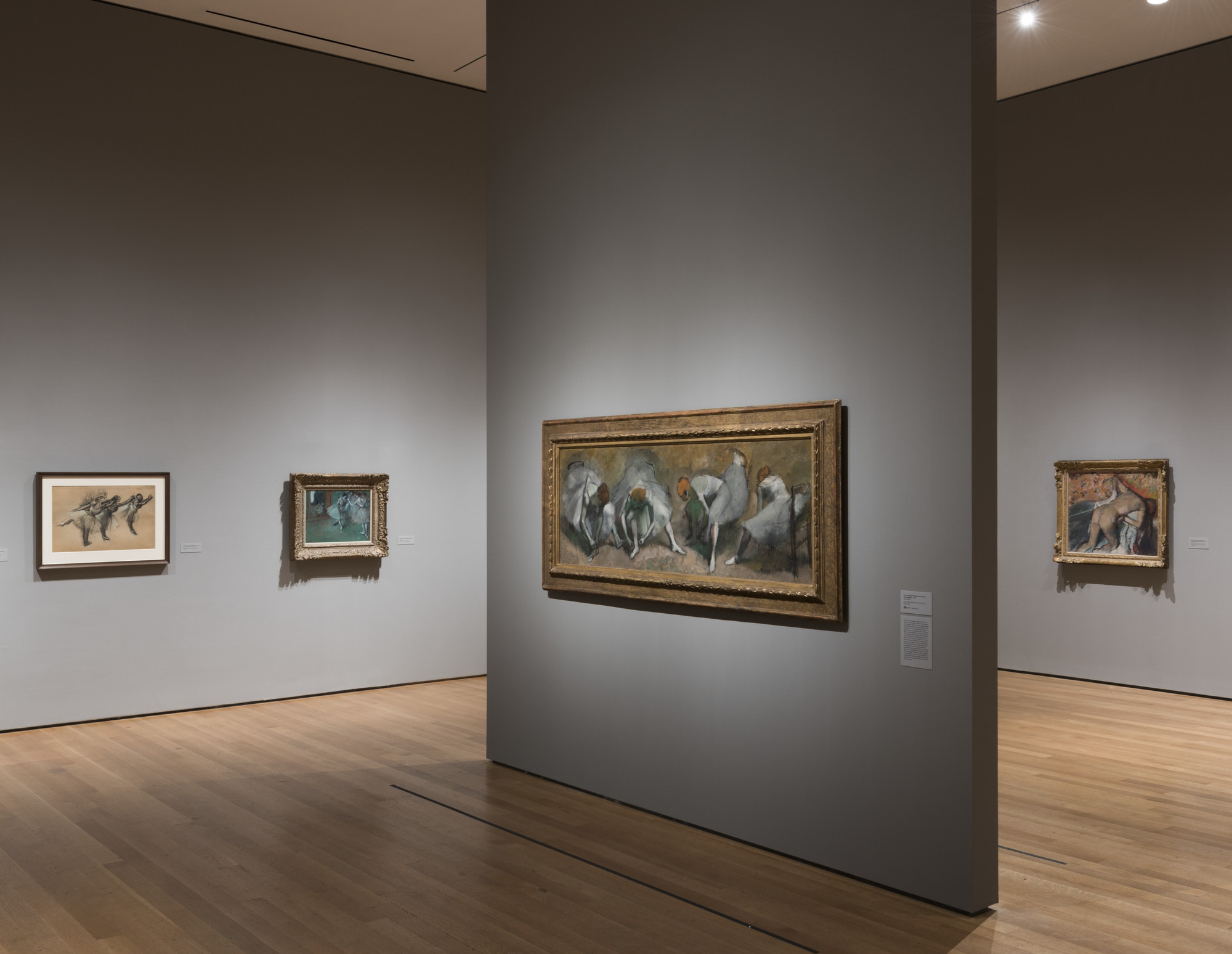 Installation view of the exhibition "Edgar Degas A Strange New Beauty