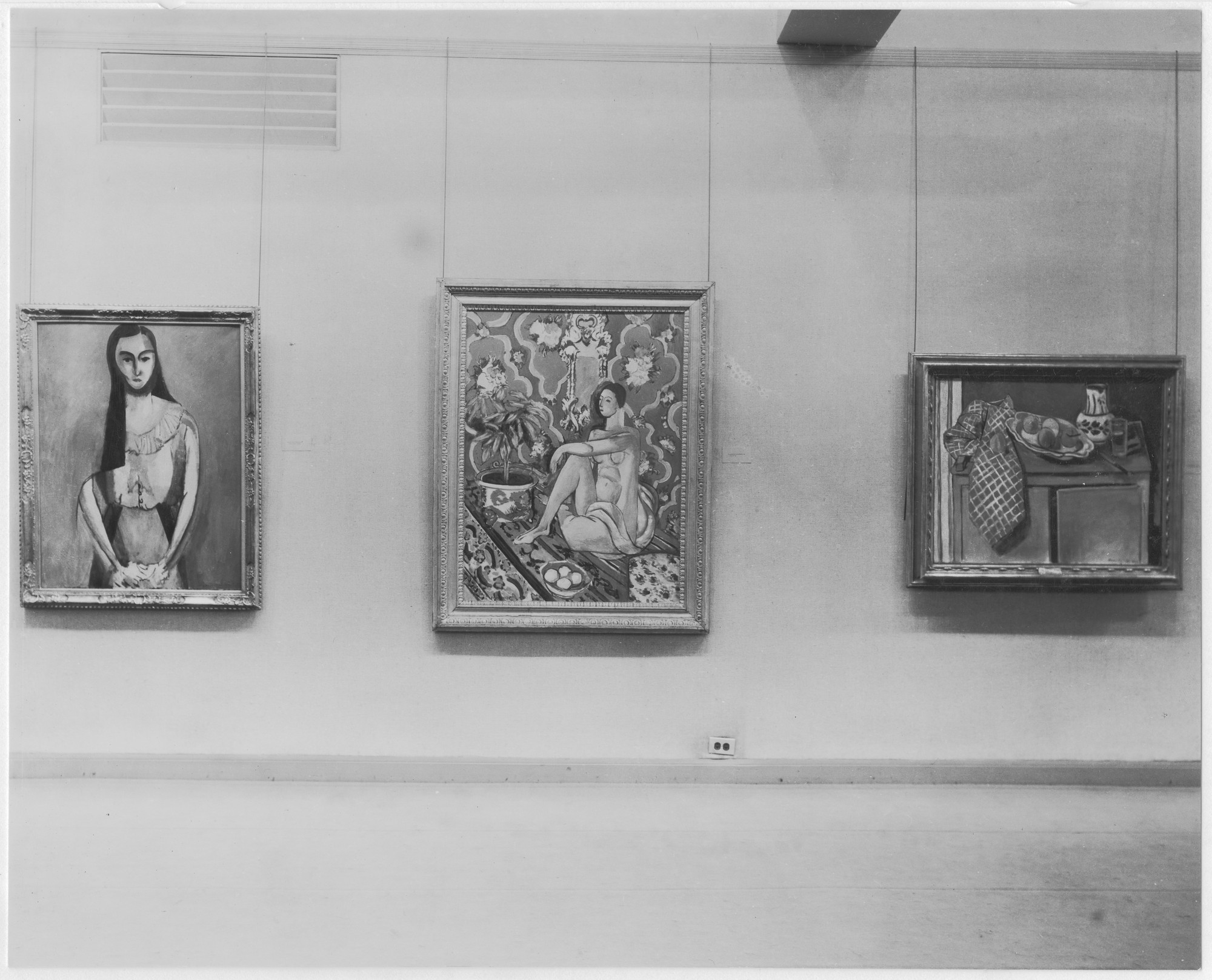Installation view of the exhibition "Henri Matisse." MoMA