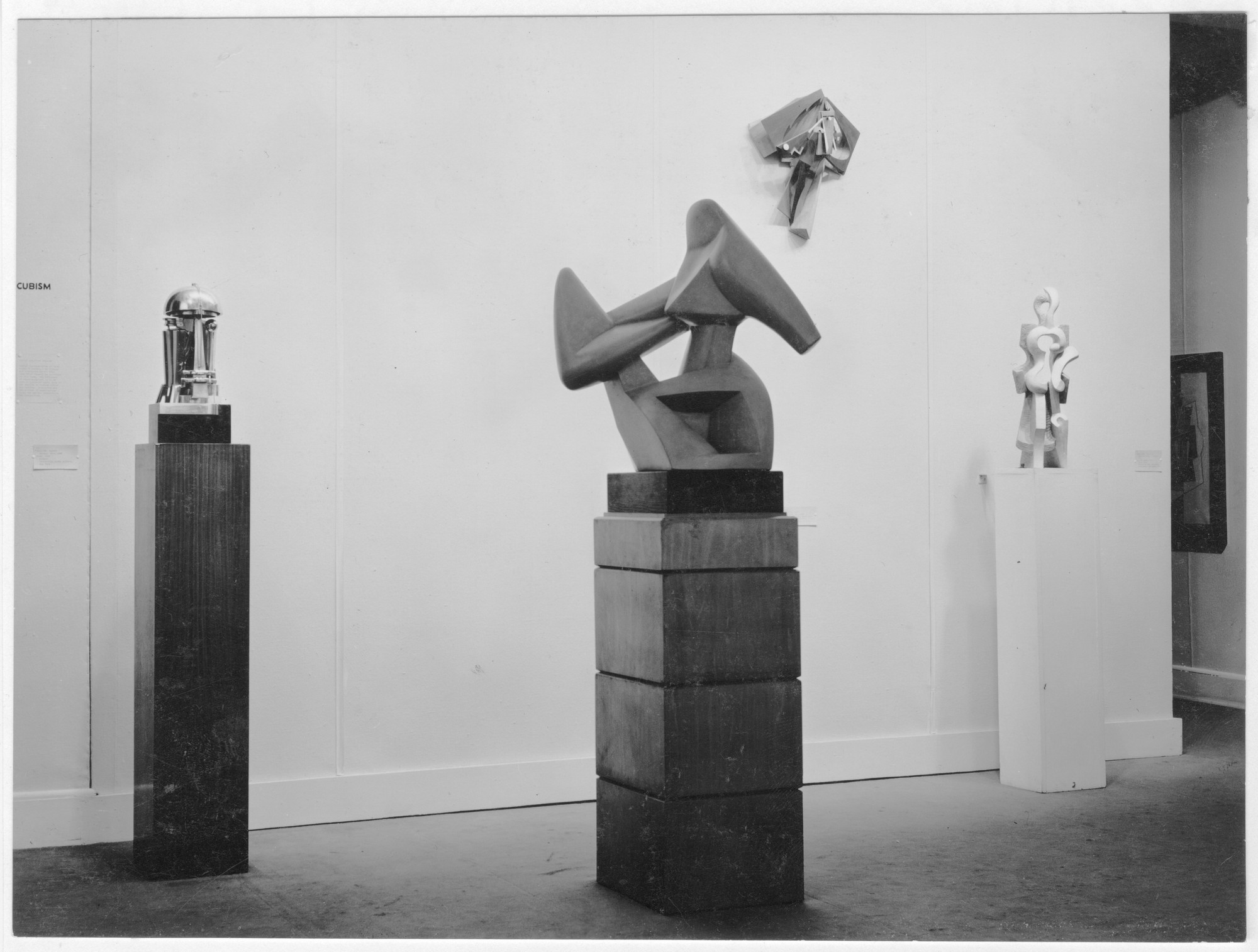 Installation view of the exhibition "Cubism and Abstract Art." MoMA