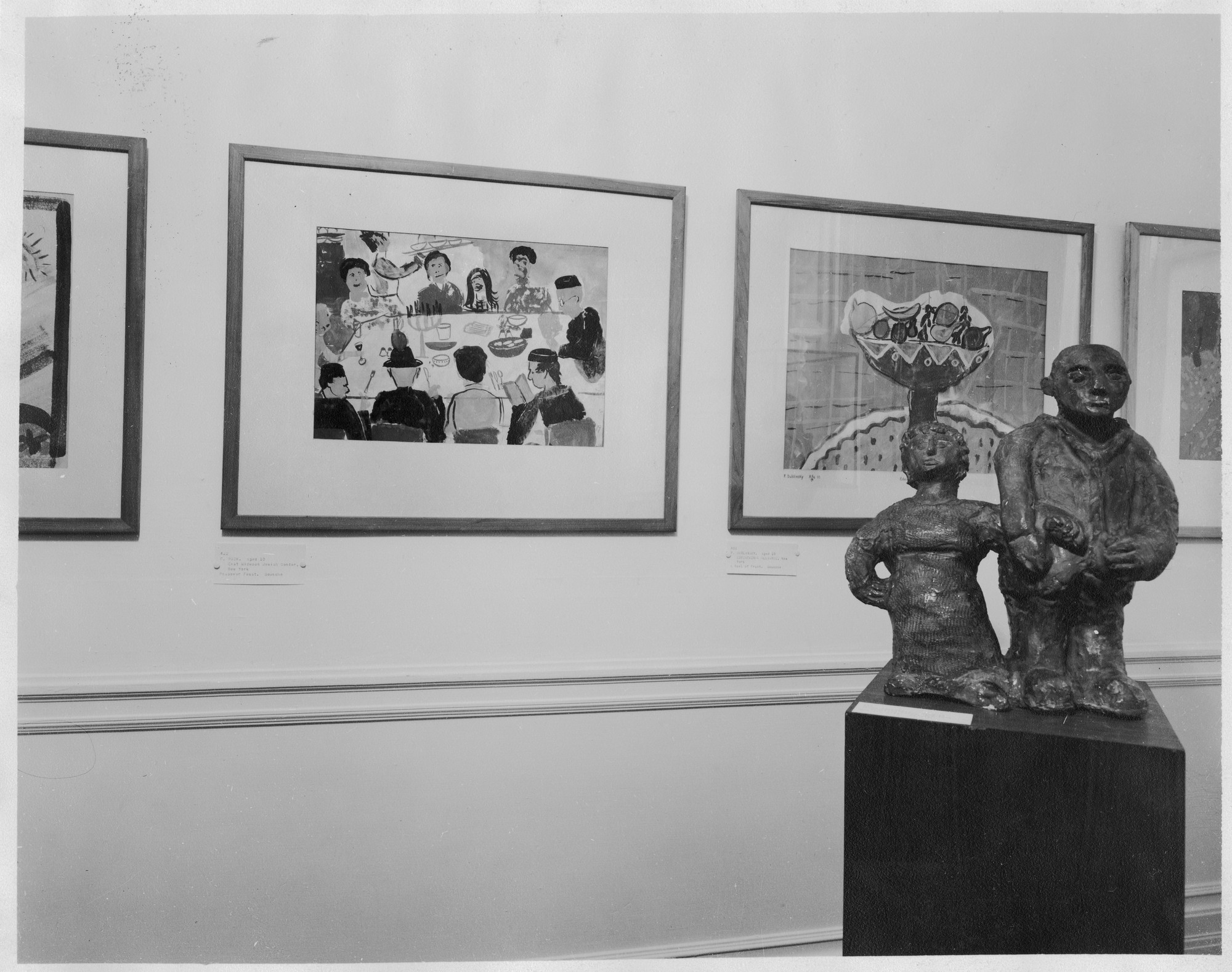 Installation view of the exhibition "New Horizons in American Art." MoMA