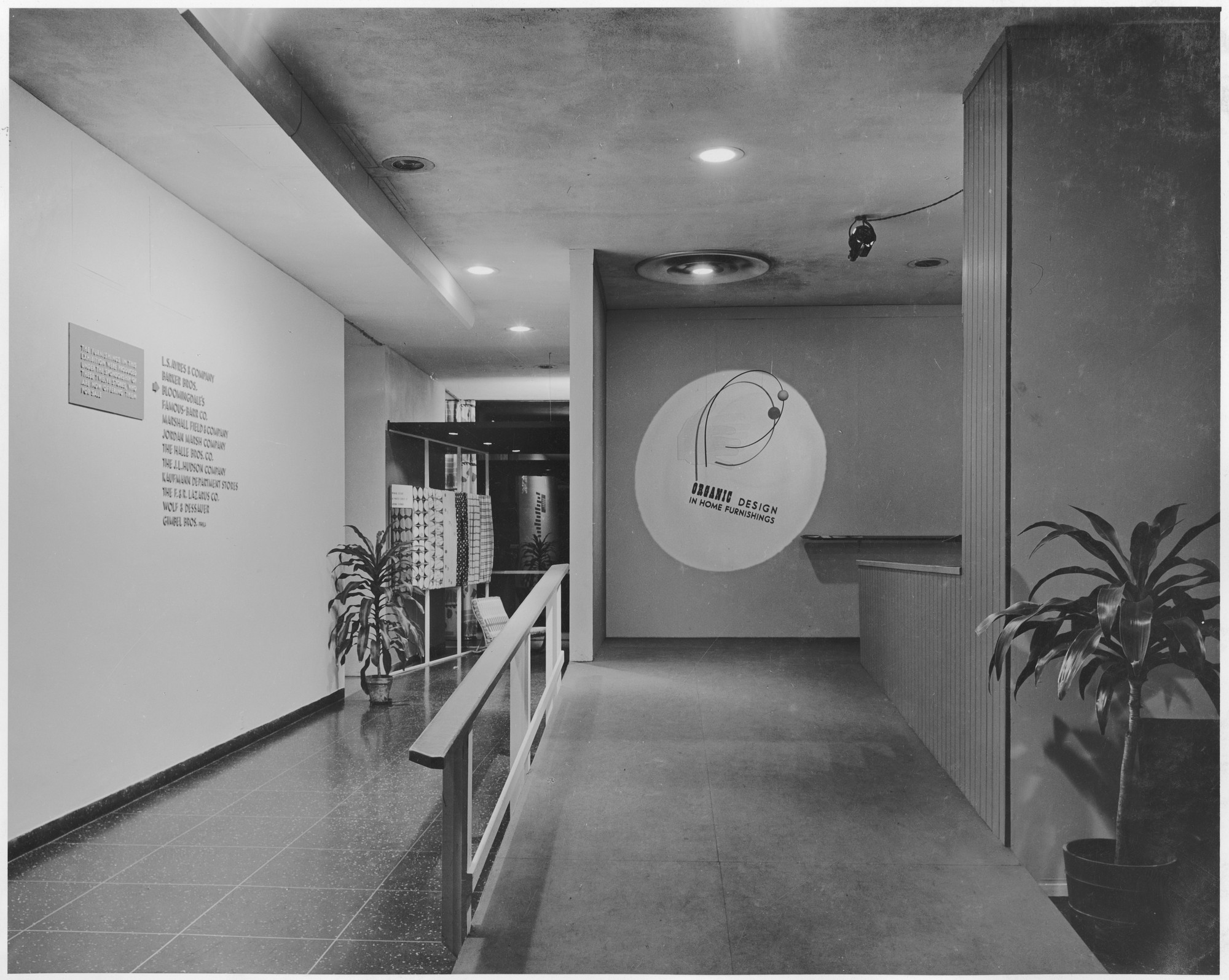 Installation view of the exhibition, "Organic Design in Home Furnishings." September 24, 1941–November 9, 1941. Photographic Archive. The Museum of Modern Art Archives, New York. IN148.1. Photograph by Samuel Gottscho.