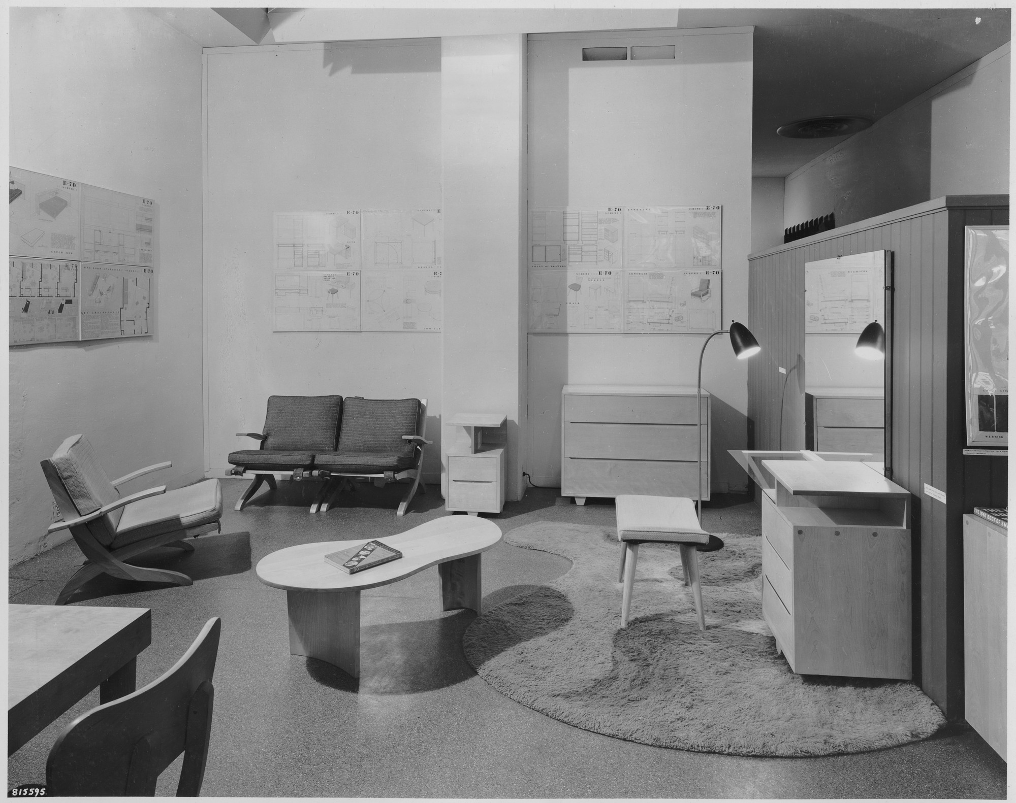 Installation view of the exhibition Design in Home Furnishings." MoMA