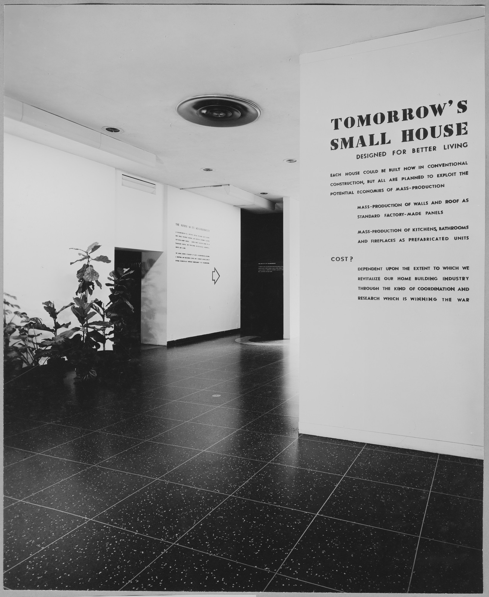 【希少古書】BUILT IN USA MoMAオリジナル（1945年）米軍ハウス Tomorrow's Small House: Models and Plans | MoMA
