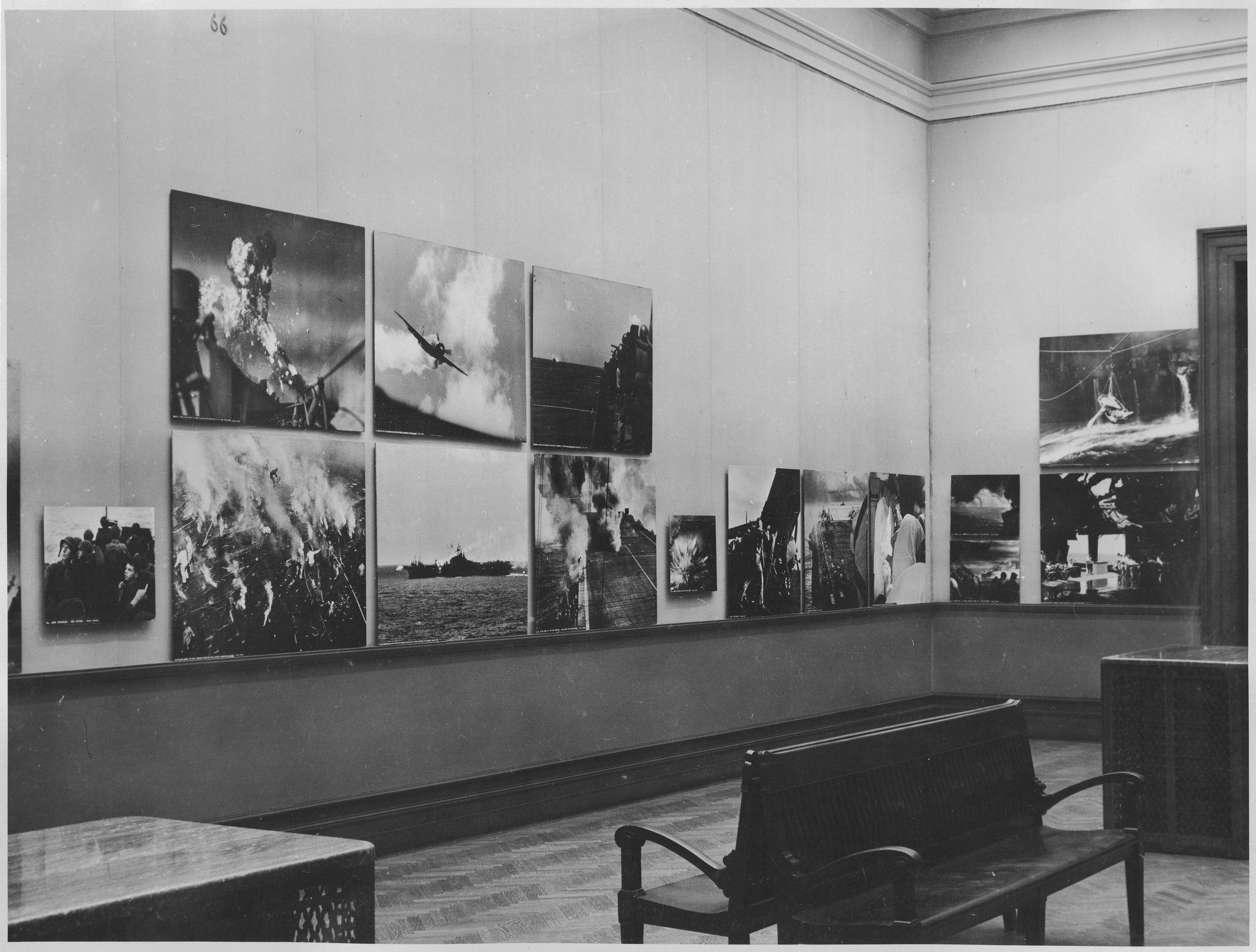 Installation View Of The Exhibition Power In The Pacific Battle