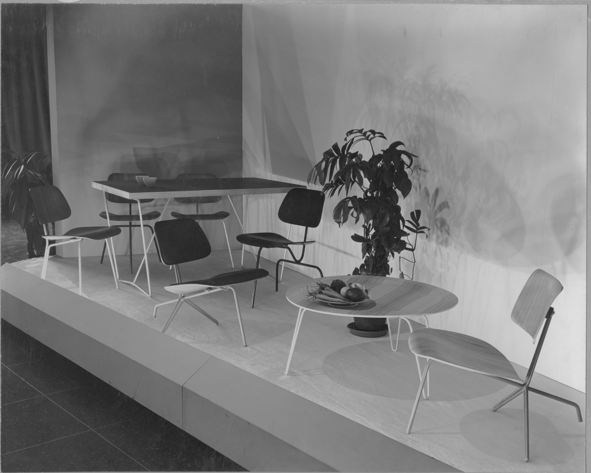 new furniture designed by charles eames moma