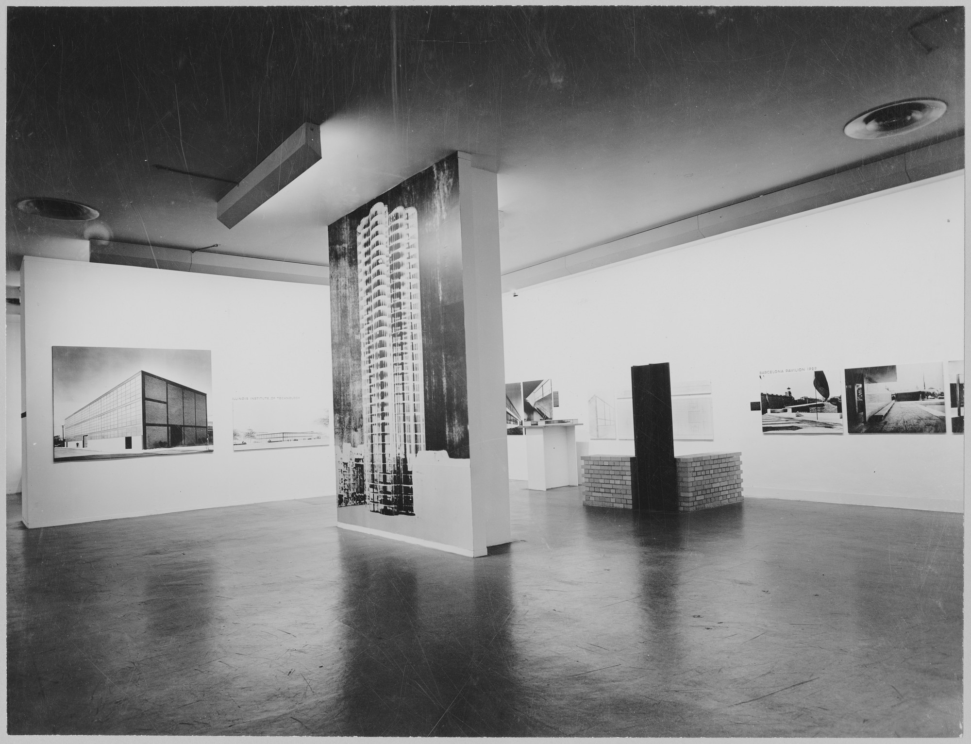 Installation view of exhibition, "Mies van der Rohe." | MoMA