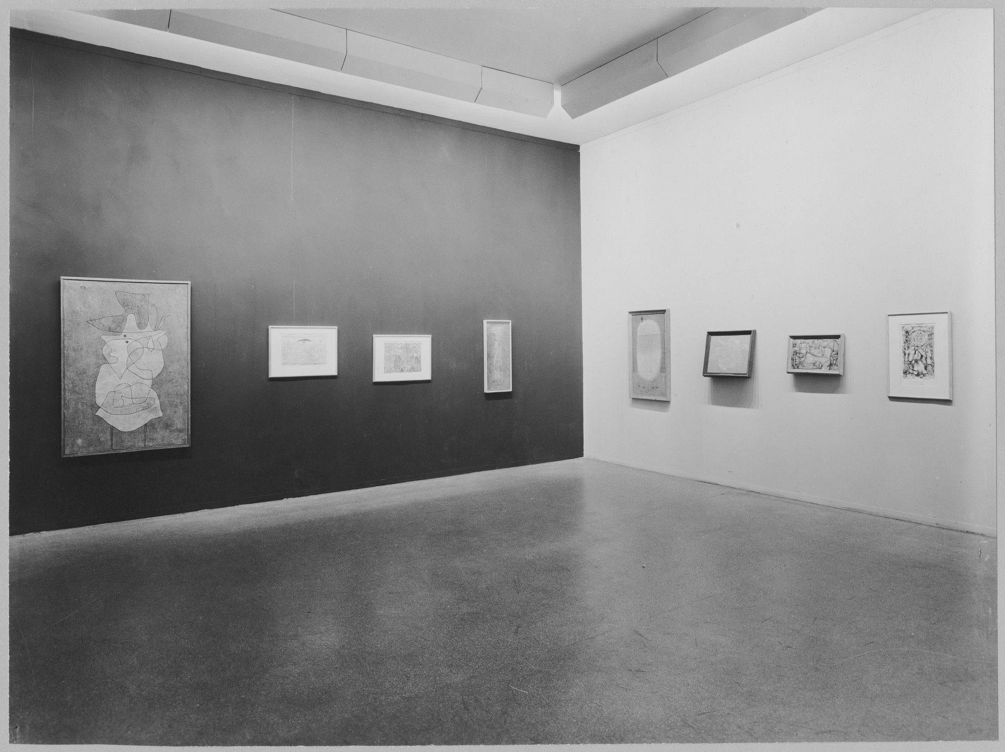 Installation view of the exhibition "Paul Klee." MoMA